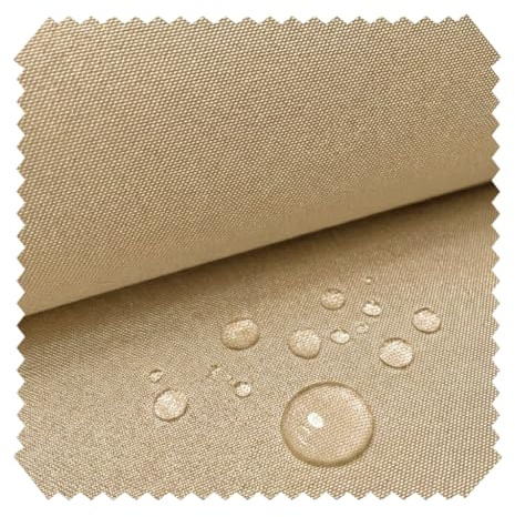 novely® OXFORD 310D SUN Outdoor-Stoff - Markisenstoff wasserabweisend - UV-beständig (7–8/8) für Sonnenschutz und Außenbereich - Meterware 1lfm | Farbe: 36 Sandbeige