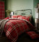 Catherine Lansfield Kelso Parure de lit Coton Majoritaire 3pcs Rouge