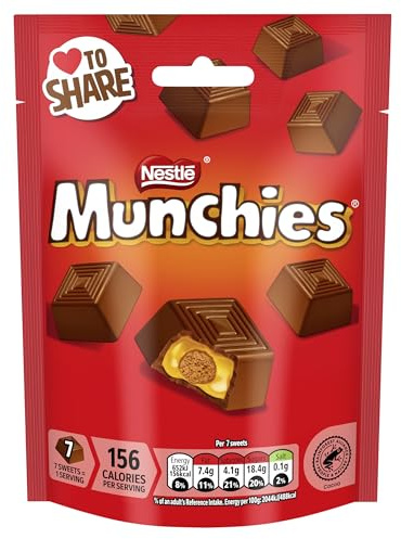 Munchies Milk Chocolate & Caramel Sharing Bag 104g
