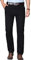 Kuson Homme Pantalon Anti-Rides Taille Haute Coton Tube Droite Décontracté Noir 44