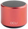 DCU TECNOLOGIC, Mini Altavoz Portatil, Bluetooth, 3W, tamaño pequeño, Gran Sonido, Control Remoto para Fotos (Rojo)