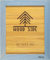 Rustikaler Holz-Bilderrahmen, 20,3 x 30,5 cm, 100 % natürliches, massives Eco-Holz, für Wandmontage, Fotorahmen, Blau / Türkis