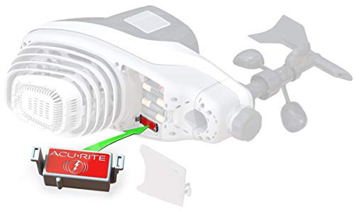 AcuRite Lightning Detector Atlas Weather Station, Red