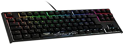 Ducky ONE 2 TKL PBT Gaming, MX-Blue, RGB-LED – Schwarz,