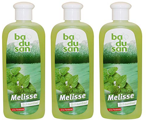 3er Pack Badusan Badezusatz Schaumbad Melisse 3 x 500 ml