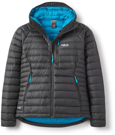 Rab Microlight Alpine Jacke Damen schwarz