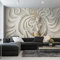 Muralo Vlies Fototapete 360 x 240 3D Effekt Medusa Tapete Luxus Stein Steinoptik Marmor Wohnzimmer Schlafzimmer Wandbilder XXL Wand Br. 360 cm x Hö. 240 cm