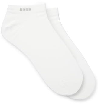 BOSS Herren 2P AS uni CC Knöchellange Socken aus Stretch-Gewebe im Zweier-Pack