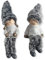 Aspinaworld Weihnachtsdeko, Winterkinder im 2er Set Kantensitzer Junge und Mädchen, 22 cm, Weihnachtsfigur, Wohnzimmer Deko, Dekofigur, Wohndeko,
