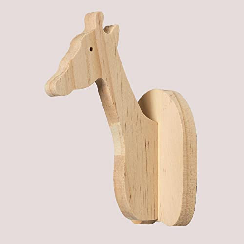 SKLUM Porte-Manteau Mural en Bois Pypa Kids Girafe