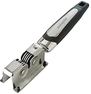 Jonurphy Simply Handheld Manual Knife Sharpener,Rotating Steel Wheel Sharpening Discs,for Kitchen Tools