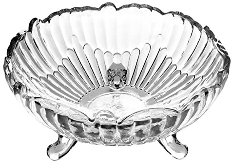 Cabilock 1pièce Plateau De Fruits Verre Transparent Assiette à Snacks Élégante Pour Desserts Salades Et Bonbons Pour Fêtes Et Réceptions