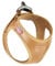 Curli Apple Hundegeschirr aus Leder, Braun/XXS