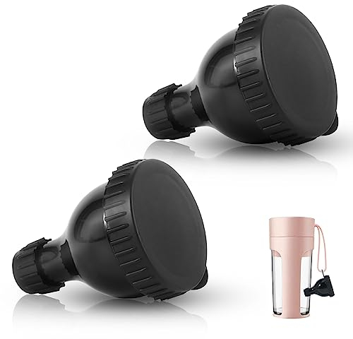 ASTER 2Packs Small Protein Powder Funnel Workout Protein Powder Container Portable Supplement Funnels for Filling Bottles, Protein Powder Dispenser for Workout, Travel