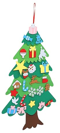 ibasenice 1 Stück Dekorierter Weihnachtsbaum Geschenke Für Kleinkinder Handdekoration Anzug Für Kleinkinder Feiertagspartybevorzugung Hängende Ornamente Künstlicher Weihnachtsbaum