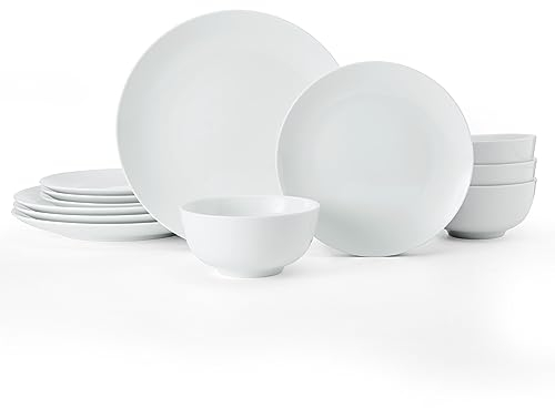 Mikasa Chalk 12pc Porcelain Dinner Set, Gift Boxed