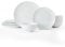 Mikasa Chalk - Vajilla de porcelana (12 piezas, en caja de regal