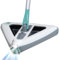 Zippi Sweeper Pro – Spazzatrice leggera e potente, perfetta per moquette, legno duro e piastrelle, design triangolare che consente di spazzare negli angoli, luce LED, batteria agli ioni di litio da