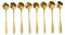 Zerodeko 8st Teelöffel Barlöffel Umrühren Probierlöffel Küchenlöffel Cupcake-löffel Puddinglöffel Obstlöffel Espressolöffel Zarte Löffel Suppenlöffel Haushalt Dessertlöffel Rostfreier Stahl