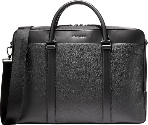 Cole Haan Men's Triboro Briefcase, Black