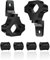 ZIDIYORUO Light Bar Mount for ATV- 360° Solid Aluminum Alloy Bracket for Fog LED and Driving Lights. Fits 0.75-1.5 Bars, Set of 2pcs, ATV Motorcycle Light Bar Mount Bracket Tube Clamp