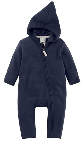 hessnatur Fleece-Overall Mädchen und Jungen Unisex aus Reiner Bio-Baumwolle | nachhaltig und fair hergestellt (Fair Wear Foundation)