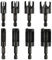 Flcivsh Embout de Perçage, Kit de 8 Forets pour Bouchons en Bois avec Tige Hexagonale de 1/4 Pouce, D'Outils de Coupe Droite et Conique