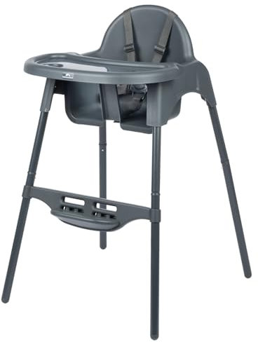 Bebeconfort Meely 2in1 Hochstuhl, Hochstuhl ab 6 Monaten, Umwandelbarer Hochstuhl, Ab 6 Monaten bis ca. 3 Jahren, bis 15 kg, Graphit