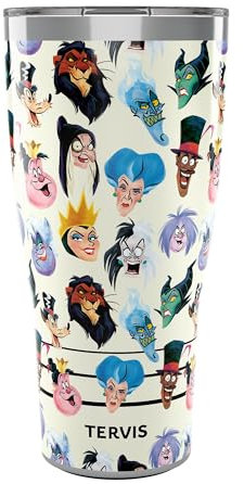 Tervis Disney-Villains Portrait Isolierter Becher, 850 ml, Edelstahl