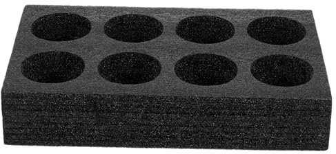 JECOMPRIS Schaumstoff-Getränkehalter Zum Mitnehmen 8 Löcher Für Heiße Und Kalte Getränke Tabletts -Getränkehalter Für Bar Kneipe Restaurant Party Becher-Paketservice