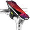 BONE Support de téléphone pour vélo, Universel et Ultra léger, Compatible avec téléphones de 5,8 à 7,2, antidérapant et Absorbant Les Vibrations - Bike Tie Pro 3 Noir