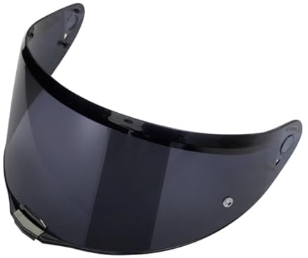 VCOROS Visière de Casque Moto pour FF811/Vector 2/Citation II,Visiere Casque Moto Plein Visage,Visière de Casque de Protection Contre Le Vent Moto,Remplacement de lentille de Casque(Noir)