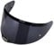 VCOROS Motorradhelm Visier,Helmvisier für FF811/VECTOR II/Citation II,Motorrad Windschutz Helm Objektiv Visier,Vollgesichts Helmlinsenvisier Motorradhelm Zube (Schwarz)
