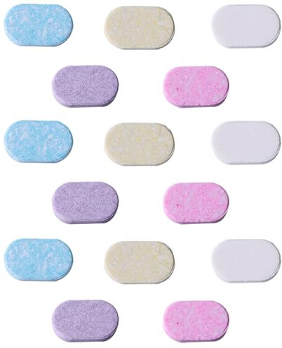15 Pcs Foaming Hand Soap Refill Tablets, Foaming Hand Wash, Plastic-Free Compressed Sustainable Hand Foam Wash Refill Tablets Wash Pods Effervescent Liquid Soap Tabs for Kitchen and Bathroom, 5 Scent