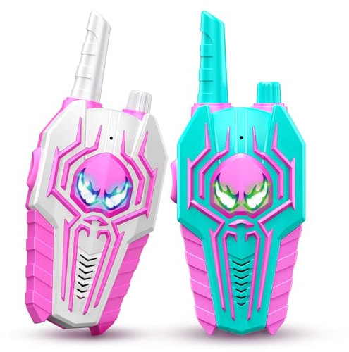 Toyokid Jouet Fille 3 4 5 6 7 8 9 10 Ans, Talkie Walkie Cadeau Fille 3-10 Ans Spider Toki Walki Jouet Enfant 3-10 Ans Fille Jeux d'extérieur Enfant 3-10 Ans Cadeau Anniversaire Fille 3-10 Ans