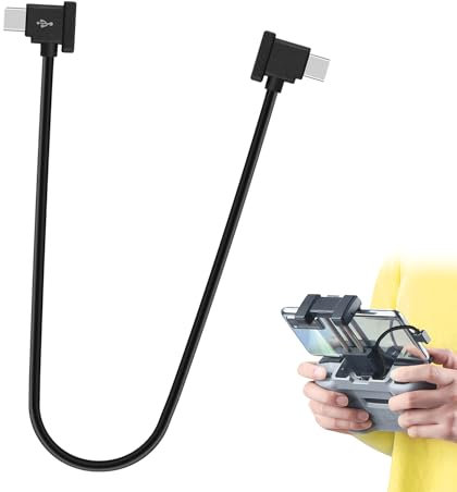 1PCS Micro Type C to Type C Remote Controller Cable for DJI Mini Se 15cm Portable Charging Cable for DJI Spark Controller to Android Phone Lightweight & Multi Functions for DJI Controller Cable