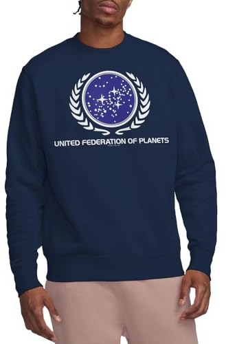 Star Trek Unisex United Federation Logo Crew Sweatshirt Sweatshirt
