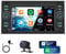 4+64GB Android 13 Car Stereo Radio for Ford C-Max Focus MK2 Transit MK7 7-Inch Wired/Wireless Carplay & Android Auto Car Stereo FM/RDS Radio Receiver Support AHD Rear Camera Mirror Link Split Screen