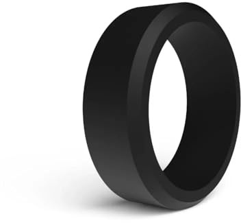 Ring Ringe Damen Bijouterie Herren Silicone Elastic for Men Rings Decorative Accessories Holiday 10 Black