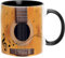Blogiiup Coffee Mug, Ceramic Coffee Mug 350ml Guitar Design Insulated Novelty Mugs Unique Music Note Ceramic for Music Lovers for Birthday, Christmas, Guitar