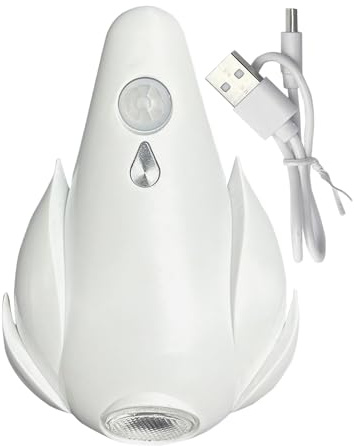 Hitburu Sensor De Movimiento Para Luz De Inodoro | Iluminación Nocturna Inteligente Para Baño Y Sanitario - Gadget Recargable Con Iluminación Ambiental Elegante,Accesorio para Baño Casa Hotel