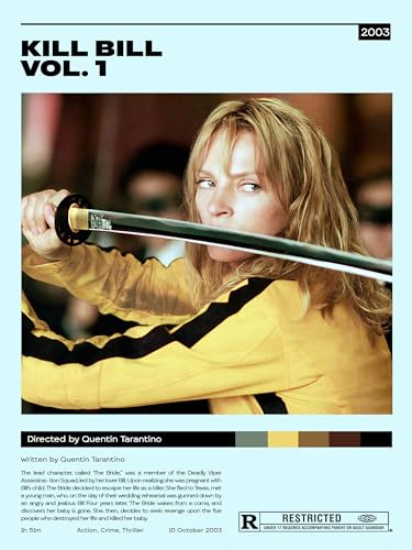 Kill Bill Vol. 1 - Minimalist Poster cm. 30 x 40