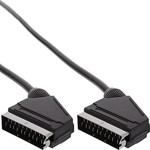 InLine Câble péritel noir 2m 89972