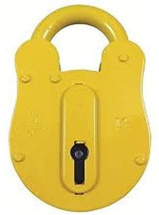 Fire Brigade Padlock Yellow Only