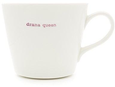 Keith Brymer Jones Make International - Tazza in Porcellana, Gamma Word, Scritta Drama Queen
