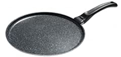 Pôele à Crêpes - KitchenPro - VENTEO - Poignée Soft-Touch - Revêtement antiadhésif/anti éraflures - Diamètre de 26cm
