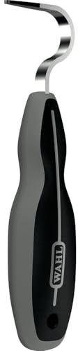 WAHL Professional Animal Equine Grooming Horse Hoof Pick (#858710) - Horse Hoof Pick for Grooming - Ergonomic, Comfort Rubber Handle - Horse Cleaning Tool - Black
