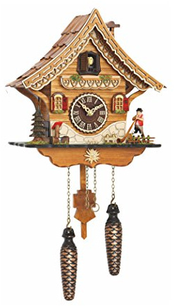 Trenkle Quarz Kuckucksuhr Schweizerhaus mit Musik TU 4204 QM