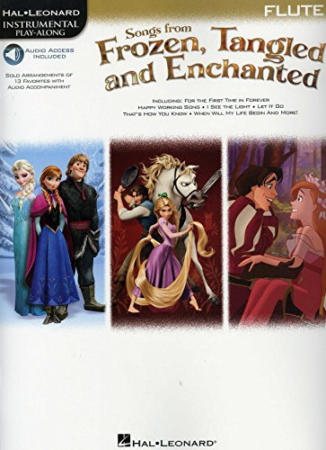 Edition Hal Leonard Songs from Frozen Tangled and Enchanted - arrangiert für Querflöte - mit Online-Audio [Noten/Sheetmusic] aus der Reihe: Instrumental Play Along