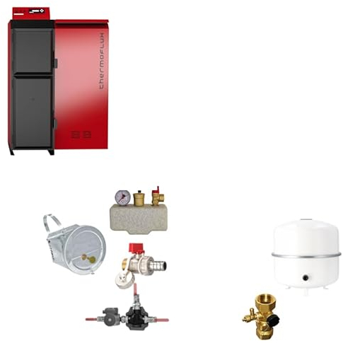 ThermoFlux Pelletkessel | Pelling 25 ECO | 25 kW | 230kg | Komplettset 1